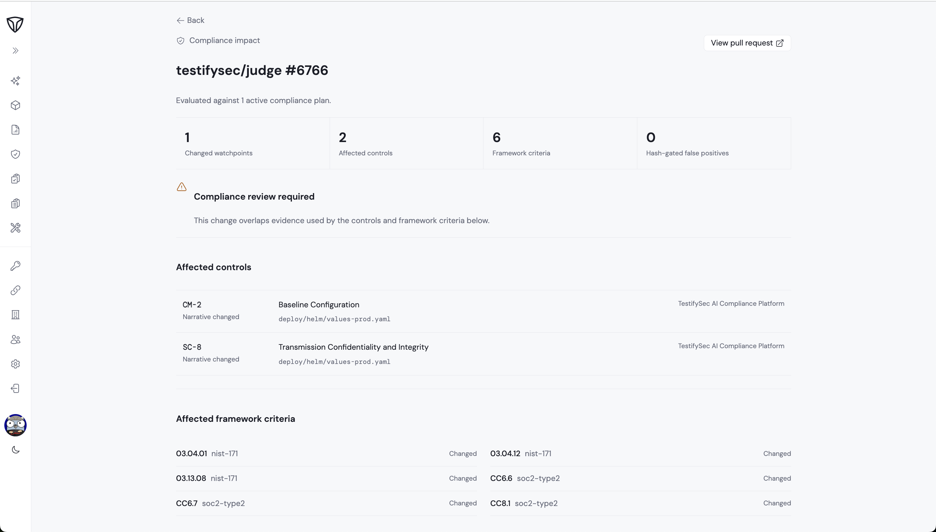 Know the Compliance Impact Before the Pull Request Merges