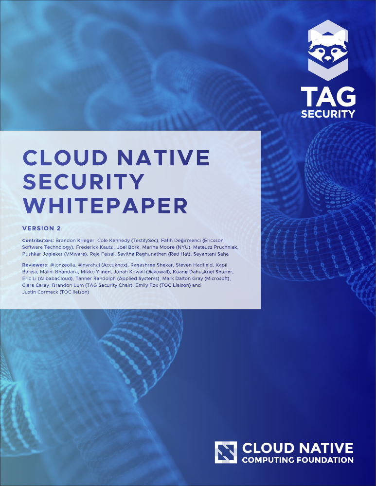 First page of Cloud Native Security Whitepaper v2